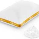 Eli & Elm Everyday Memory Foam Everyday Bed Pillow - Plush Soft Support with Cooling Fabric, Washable Cover, Ideal for Sleeping - Overstuffed Plush Support (Latex (More Support)), Queen