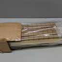Cordless Bamboo Roman Shades w/ Valance, 28.5" W × 64" H, Highfield Teak