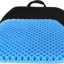 FOMI Premium All Gel Orthopedic Seat Cushion Pad for Car, Office Chair, Wheelchair, or Home. Pressure Sore Relief. Ultimate Gel Comfort, Prevents Sweaty Bottom, Durable (1.25x15x16.8 Inch (Pack of 1))