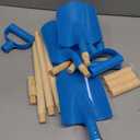 Kids Beach Shovels for Digging Sand, Beach Toys Gifts for Kids 3-10, 31" Long Plastic Shovel Spade & D-Handle, Adjustable Length, 3PACK