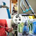 40PCS Hose Clamps Stainless Steel Adjustable 1/2" 3/4"(13-19mm) Worm Gear Hose Clamp, Heavy Duty Metal Small Hose Clamps for Automotive, Pipe, Radiator Plumbing, Fuel Line