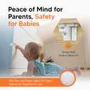 Magnetic Cabinet Locks Baby Proofing (20 Locks + 2 Keys) Child Proof Cabinet Locks with Easy Adhesive Installation Child Safety Locks for Kitchen, Cabinets & Drawers with Optional Screws