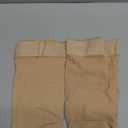 Truform 20-30 mmHg Compression Stockings for Men and Women, Thigh High Length, Dot-Top, Open Toe, Beige, Small (Small (1 Pair))