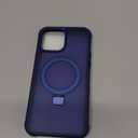 Magnetic Compatible with iPhone 11 Case with Stand [Military Grade Drop Tested][Compatible with Magnet] Ring Translucent Slim Hard Back Soft Edge, Blue