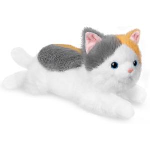 19 inch 3 Pounds Cat Weighted Stuffed Animals, Realistic Weighted Cat Stuffed Animal, Sensory Comfort Plush Throw Pillow, Soft Kawaii Kitty Plush Toy Gift for Adults Kids Youth