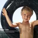 Heavy-Duty Inflatable Float - River & Snow Tube, Swim & Sledding, Pool Closing Inner Tube