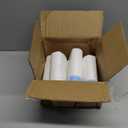 5 Gallon Trash Bags 6 Roll, 180 Count -1.2 Mil Drawstring Small Garbage Bags, White Plastic Trash Can Liners for Bathroom Accessories, 18 Liter, Bedroom, Dorm Room Essentials, Office