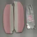 2 Pack Small Woven Basket with Gift Bags and Ribbons, Empty Decorative Gift Chest Box, Cute Baby Gift Basket for Nursery, Cotton Rope Room Shelf Storage Basket with Handles, All 12"x 8"x 5", Pink