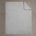 WDCOZY Grey Faux Rabbit Fur Throw Blanket, Gray Soft Fluffy Fuzzy Throw for Couch Sofa Bed Chair, Cozy Decorative Blanket, Thick and Warm, Winter Living Room Decor, Small 50x60 inches