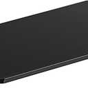 Danpoo Small Floating Shelf for Wall Storage, Mini Display Shelf for Collectibles, Metal Wall Shelf for Bathroom/Living Room/Kitchen/Bedroom(Black, 8")