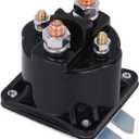 Dump Trailer Solenoid 12V 4 Terminal, Replacement for Intermittent Duty Solenoid Relay 100 AMP Replace Monarch Bucher SAZ4201GJ 07522 391-2-C 070009 190107 KTI Unit