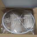 Set of 2 Drum Lampshades for Table, Floor & Bedside Lamps - 13 * 13 * 10 inch, Medium Beige Gray Shades - Natural Fabric Spider Fitter - Modern & Rustic Interiors - By GO&SO Assembly Required (Oatmeal Linen)