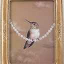 SIKOO 4x6 Vintage Picture Frame Victorian Frames Antique Picture Frame Tabletop and Wall Mount Floral Photo Frame Retro Home Decor, Wall Arts Gallery, Bronze