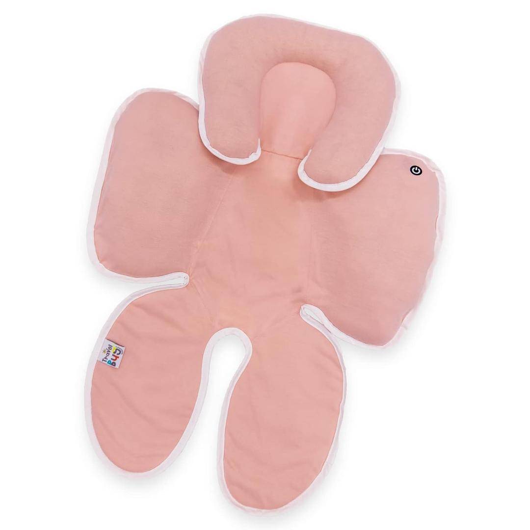 Travel Bug Baby Cuddler Head & Body Support with Vibrating Soother (Pink Floral)