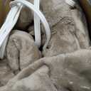 Wearable Heated Blanket Electric Throw, Heated Shawl with 6 Heating Levels and 1-4 Hours Auto Off, Heated Hoodie Women Christmas Gift for Mom Women Seniors Grandma 50"×64" Light Beige