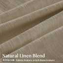 Textured Linen Burlap Curtains 84 Inches Long 2 Panels Neutral Country Tan Greige Flax Ceiling Floor Pinch Pleated Curtains Hooks Track Light Filtering Privacy Drape for Living Room Ofiice Grey Beige