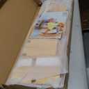 Rocking Horse Wooden Ride On Toy for Kids Classic Design Rocking Horse with Pedal and Safe Backrest Fine Workmanship(Classic, Natural)