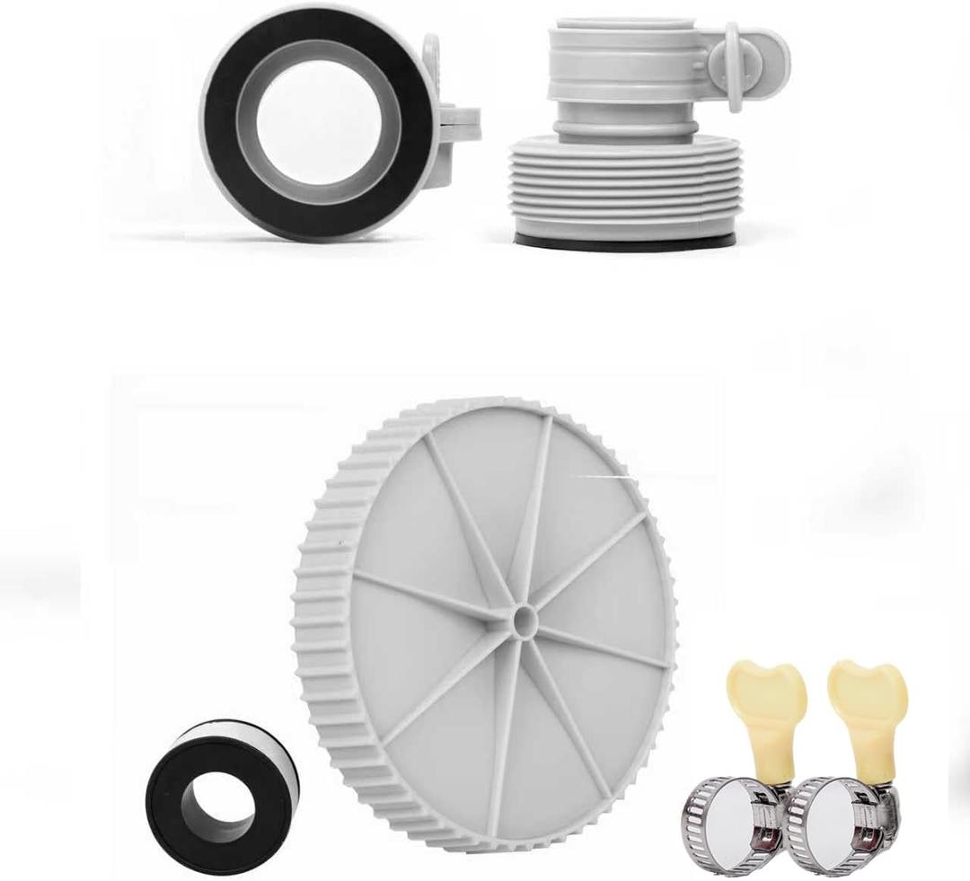 Kit for Skimmer Pump Replace Compatible with Convert SFX1000 or SFX1500 to Sand Pump Compatible Equipment and 2 Pack 10722/25009 1.25" to 1.5" Type B Hose adapters
