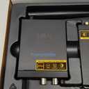 1Mii 2.4Ghz (1 TX + 1 RX) Wireless Audio Transmitter Receiver for TV, 320ft Long Range 20ms Low Delay HiFi Audio, Wireless Adapter Kit for Powered Speaker/Stereo/Soundbar, RCA(3.5mm AUX) Out/Input