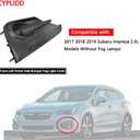 Front Left Bumper Fog Light Cover Compatible with 2017 2018 2019 Subaru Impreza 2.0i Replace 57731FL21A (Driver Side)