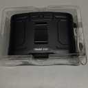 25000MAh Portable Waist Fan, 100 Speeds 34000RPM Strong Airflow, Belt Fan with up to 145H of Working Time, Flashlight,Rechargeable Wearable Personal Fans for Outdoor (Black)