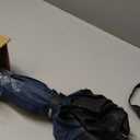 Inverted Umbrella, 49 Inch Double-Layer Vented Reverse Umbrella, Windproof Waterproof UV Protection, Lightweight C-Handle, Fiberglass Ribs, Steel Shaft, Travel/Commute/Car Use, With Sleeve (Navy-1)