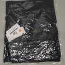 TARSE Womens Linen Wide Leg Pants Casual Loose Elastic Waist Beach Travel Vacation Palazzo Harem Pants with Pockets (Black, XL)