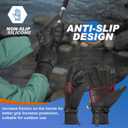 Sukeen Winter Warm Gloves Men Women, Touchscreen Anti-Slip Winter Gloves for Men Cycling Running Hiking Driving Biking (Medium, Black)