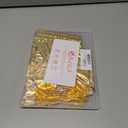 Girls Metallic Shorts Shiny Hot Pants for Dance Gymnastics Sparkly Shorts with Sunglasses (Gold, L)