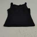 SUUKSESS Women Scoop Neck Tank Top Summer Sleeveless Going Out Double Lined Basic Tops
, Size L