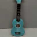 Strong Wind Soprano Ukulele 21 Inch Basswood Ukeleles for Beginners Four Strings Hawaiian Guitar Easter Ukulele for Adults Teenagers（Light Blue）