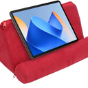 Tablet Pillow Stand, Soft Tablet Holder for Bed Reading, Book Holder for Reading in Bed up to 10" for Smartphones Books Magazines