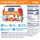 Ocean Spray Cran-Mango Juice Drink, 10 Ounce Bottle (Pack of 6) (EXP 02/04/27)