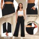 FULLSOFT 3 Pack Women's Wide Leg Yoga Pants Comfy Loose Sweatpants High Waisted Lounge Casual Pants with Pockets