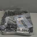 NORTHERN BROTHERS Black Plastic Pants Hangers, 30 Pack, Adjustable Clip Hangers for Skirts and Trousers