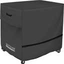 ULTCOVER Waterproof 80-100 Quart Patio Cooler Cart Rolling Ice Chest Cover 40L x 20W x 34H inch, Black