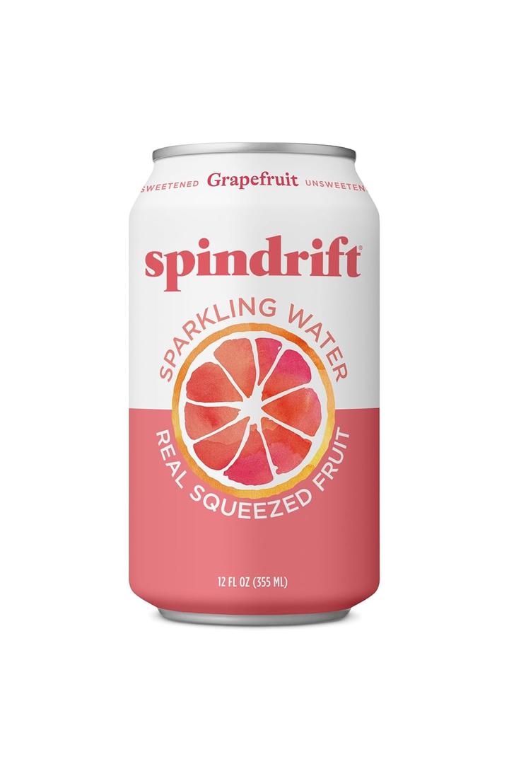 2 x Spindrift Sparkling Water, Grapefruit, 12 Fl Oz (EXP 08/11/26)