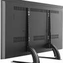 5Rcom TV Stand Mount, Universal TV Stand Tabletop for 22 to 65 inch Plasma LCD LED Flat Screen TVs, TV Legs, Holds up to 88lbs, Max VESA 800 x 500mm, Height Adjustable TV Base