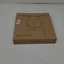 Gospire 8.5" Rechargeable Wall Mounted Lighted Makeup Mirror with Magnification 10X, Adjustable Brightness & Height, 3 Light Colors, 360° Rotation, Magnifying Mirror with Light for Women - Chrome