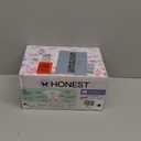 The Honest Company Clean Conscious Diapers for Delicate Skin Up to 100% Leakproof Hypoallergenic Fragrance-Free Baby Girl Prints Club Box Size Newborn 72 Count (Prints May Vary) (Rose Blossom + Tutu Cute)