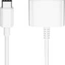 USB C to 30 Pin Female Adapter for iPhone 16, Apple MFi Certified No Audio Type C Male to 30-Pin Female Charging and Data Transfer Converter Compatible with iPhone 16 15 Pro Max 16 15 Plus, New iPad