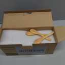 Condiment Containers with lids 3 pack Seasoning Box Condiment Pots Jars with Spoons Container for Spice Salt Sugar Cruet (bamboo 1set)