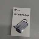 NP Type-C to Gigabit PoE Converter, POE Ethernet Adapter gigabit RJ45 to Type C 1000Mbps Converter