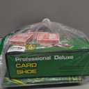 Entertainment Casino Game Set,Blackjack,Texas Hold'em,Poker Card Kit with Card Dealing Shoe,Discard Tray,200 Chips,6 Deck Card,Double-sided feltGreen,10 Cut Cards,Poker Set,Blackjack Table Set