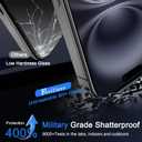 Ferilinso [Auto Dust Install] 3 Pack Screen Protector for iPhone 16 Plus [Phone Case fit], 3 Tempered Glass Camera Lens Protector Accessories for Apple