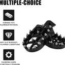 Dirt Bike Foot Pegs for Tutti Soleil01,CNC 7075 Aluminum FootPegs Rest Pedal for Tuttio Soleil 01 Off-Road EBike-Black