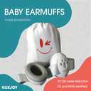 KLIKJOY Baby Earmuffs, Baby headphones, Noise Reduction Headphones for Babies and Toddlers, CE & ANSI Certified, 2 Soft Elastic Headbands