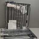 Extra Wide Baby Gates for Doorways 62.20"-71.65" Extra Wide Baby Gate Dog gate Pressure Mounted No Drilling with Walk-Through, Auto-Close & Dual-Direction Swing for Large Wide Opening Black