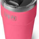 YETI Rambler 30 oz Stackable Tumbler, Stainless Steel, Vacuum Insulated with MagSlider Lid (Tropical Pink)