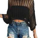 Bsubseach Women's Bathing Suit Cover Up for Beachwear Vacation Bikini Crochet Coverup Top One Size